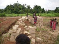 Travaux du dispensaire de santé de Zavé, Togo
